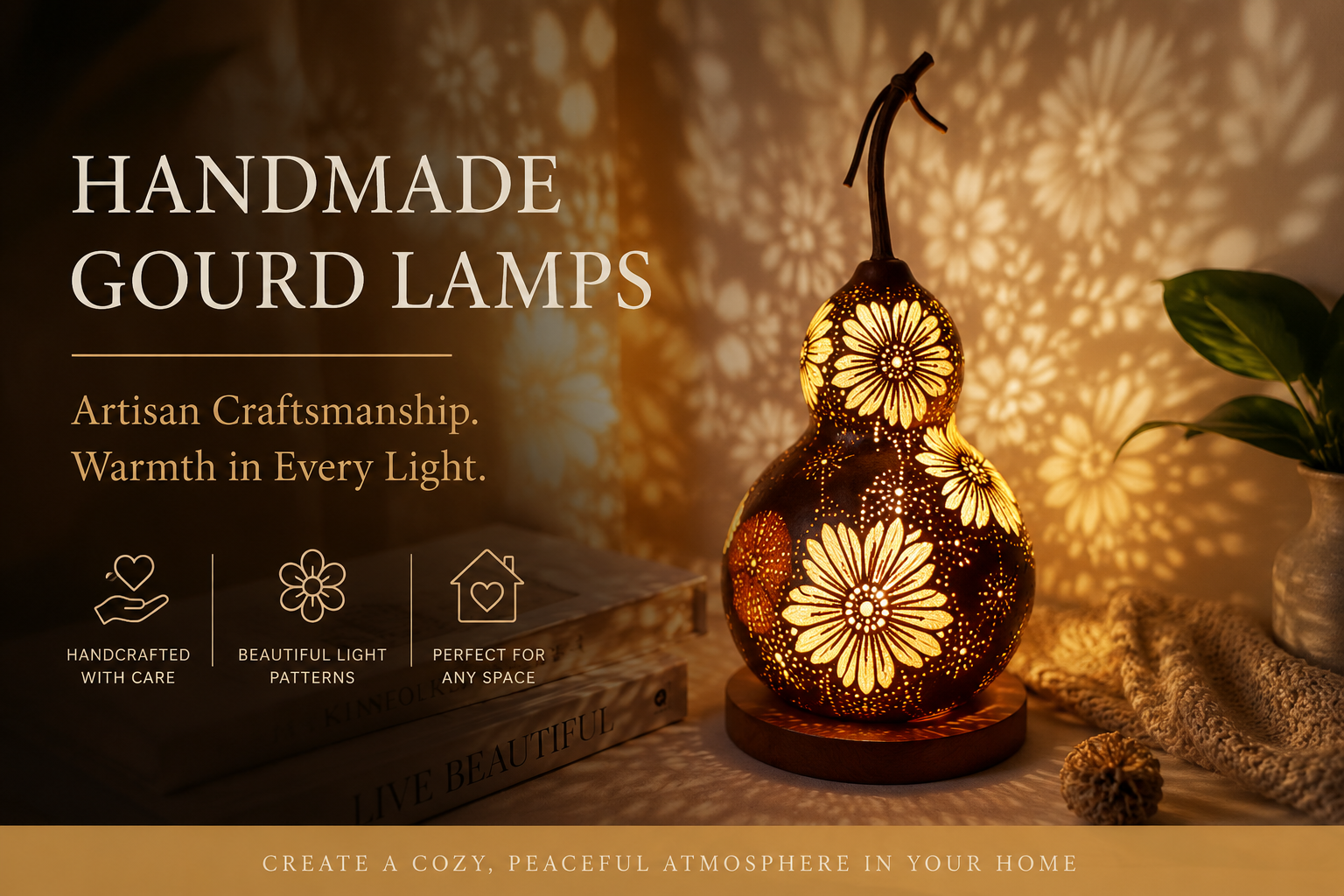 Why Handmade Gourd Lamps Are Becoming the New Trend in Cozy Home Decor