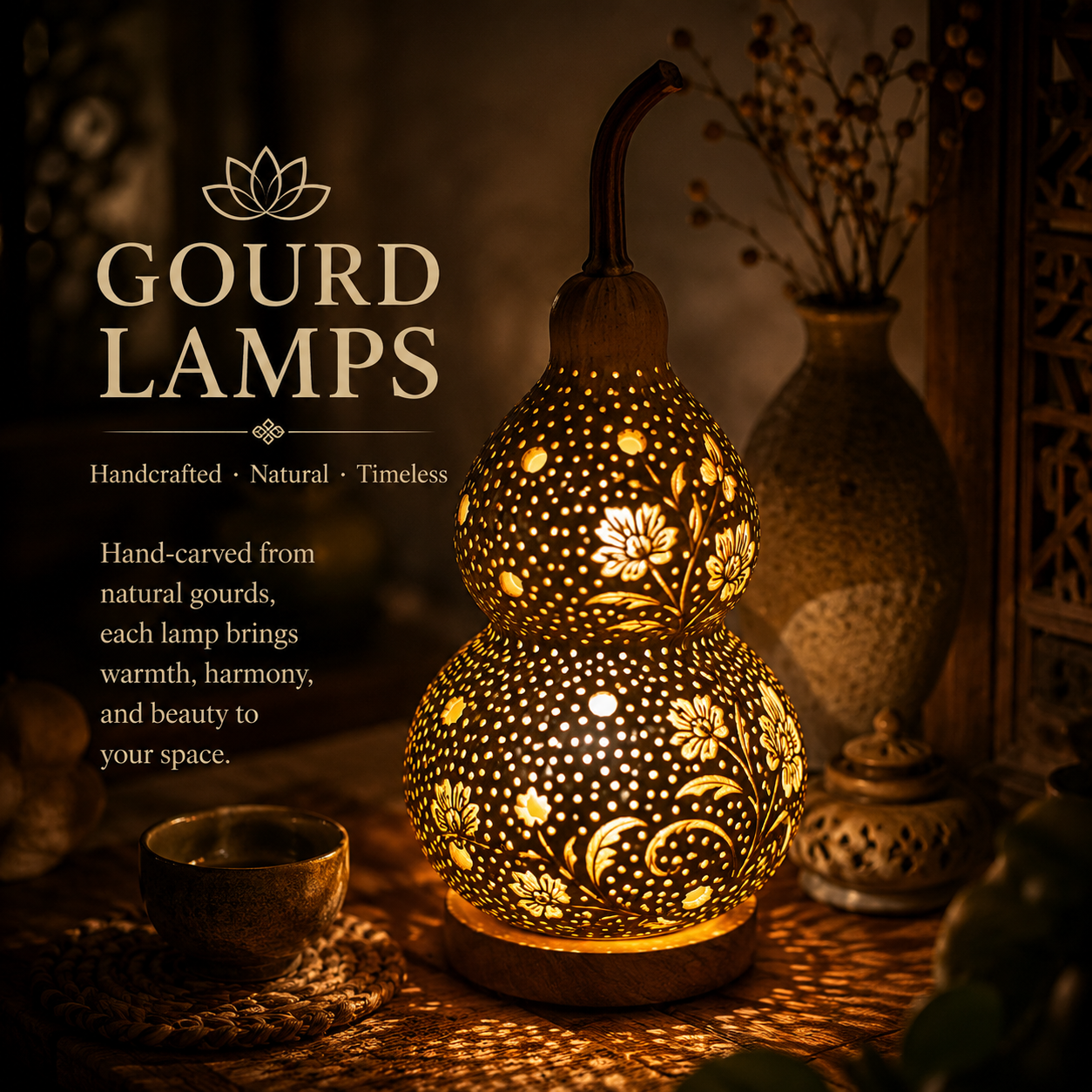 Ambient Gourd Lamp Collection